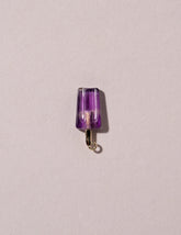 Popsicle Charm - Grape on light color background.