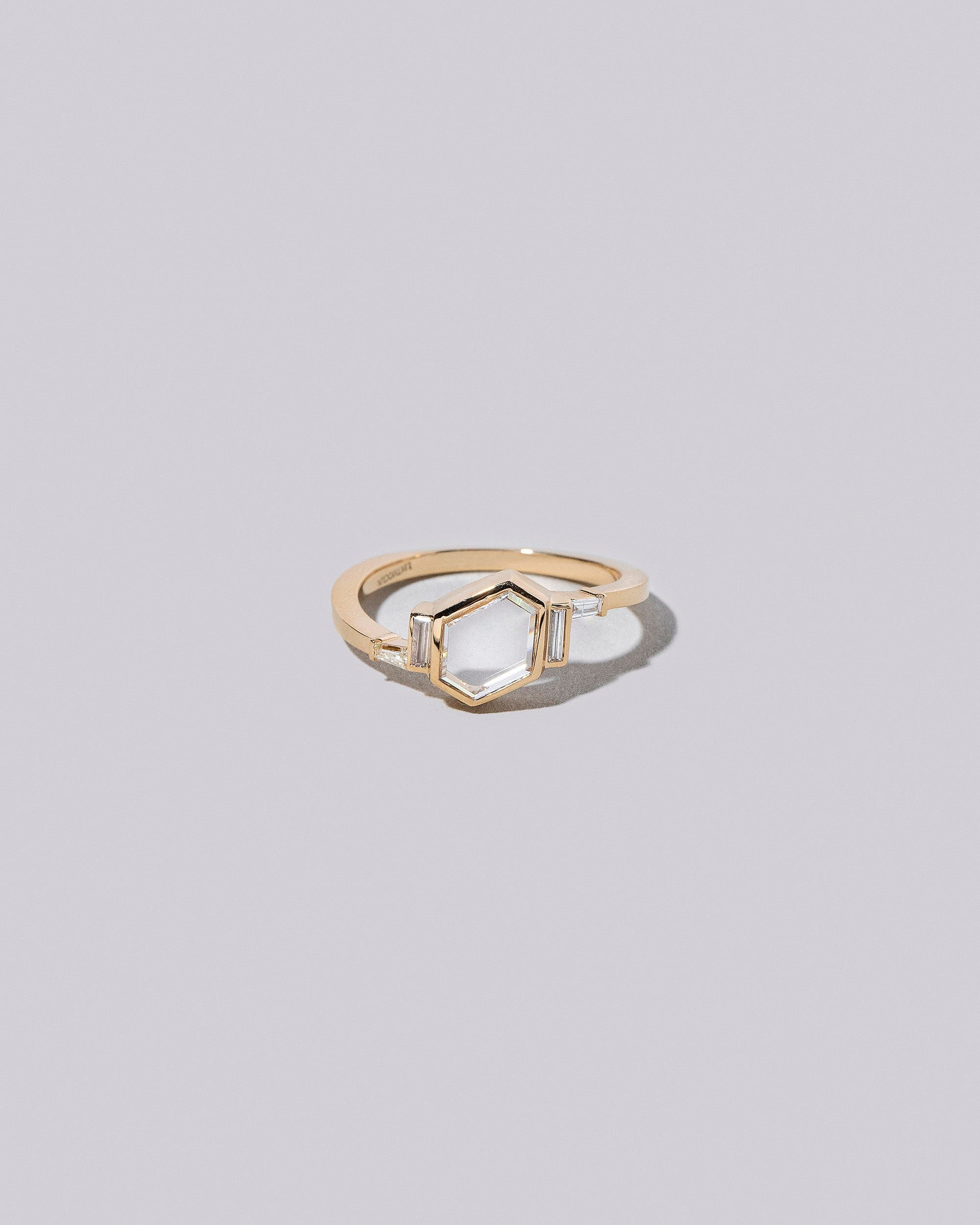 Kerid Ring on light colored background.