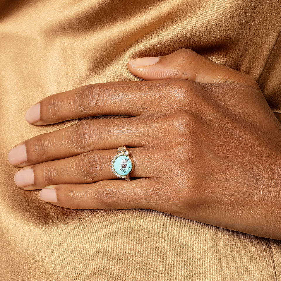 product_details::Divine Protection Ring on model.