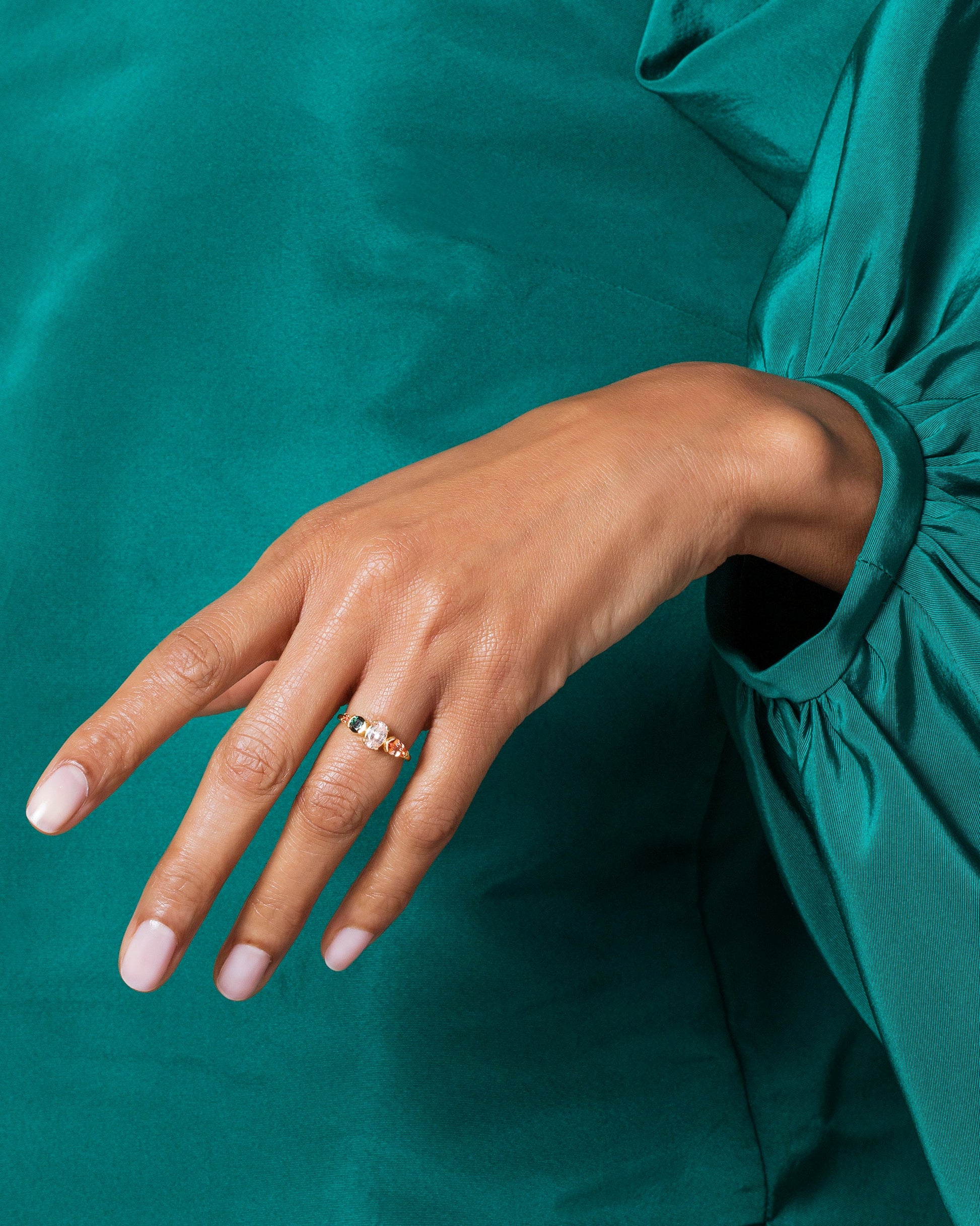 Anemone Ring on model.