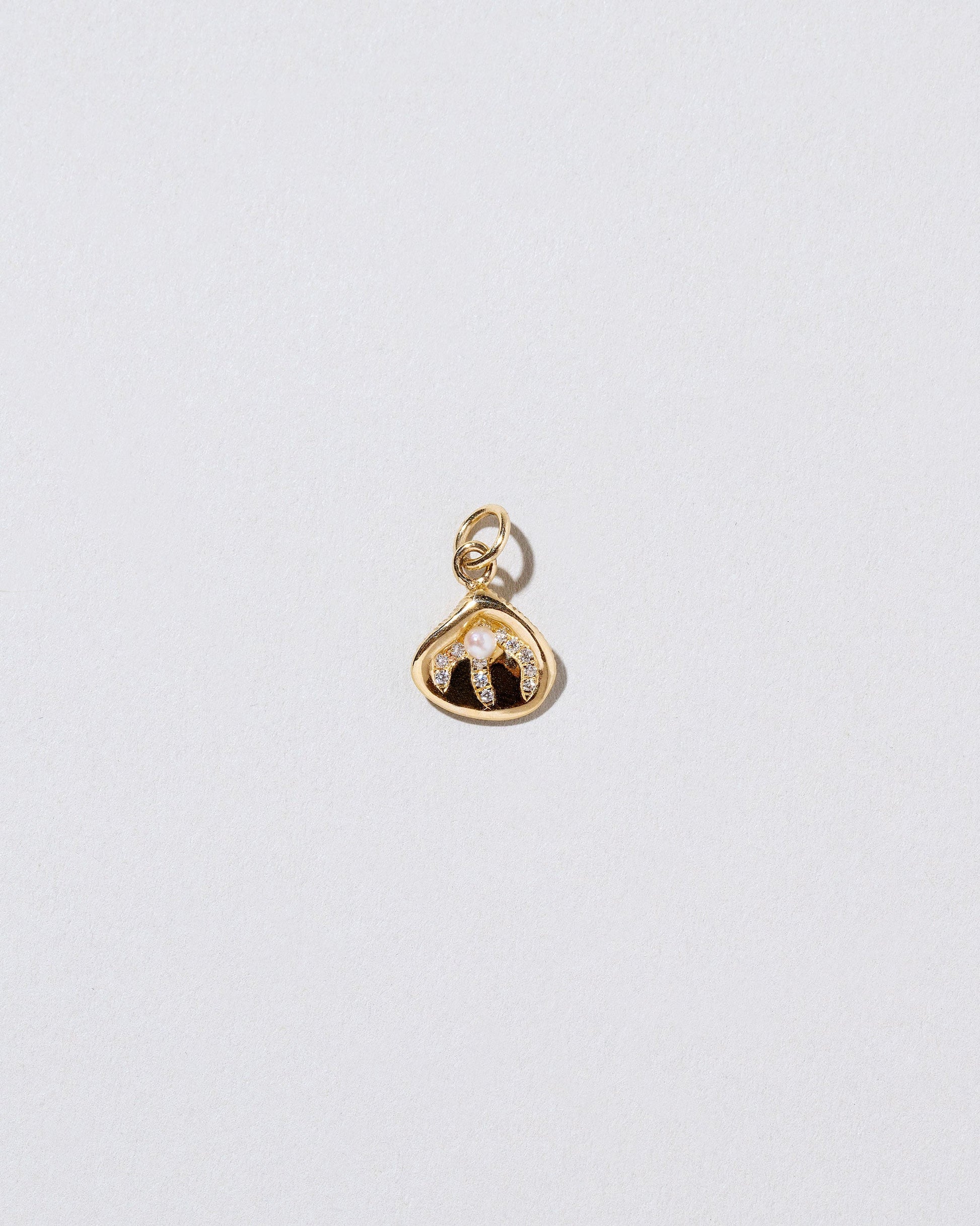  Clams Casino Charm on light color background.