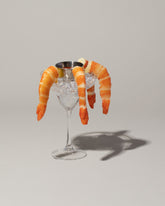  Spills Shrimp Cocktail on light color background.