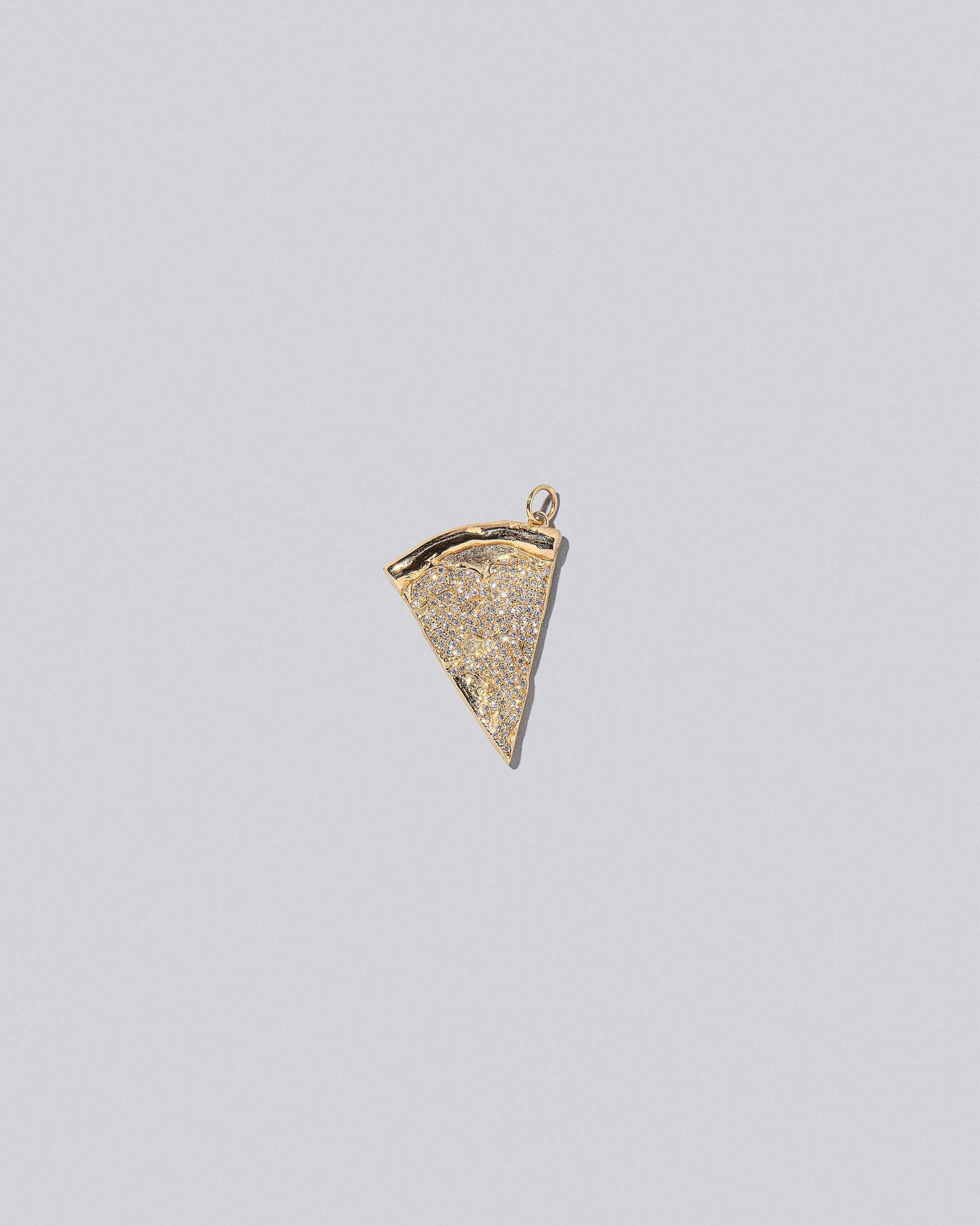  Pizza Charm - Cheese Slices on light color background.