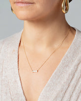 Honokalani Necklace on model.