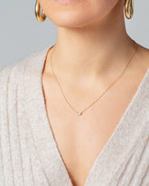 Seychelles Necklace on model.