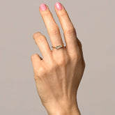 product_details::Lacerta Ring on model.