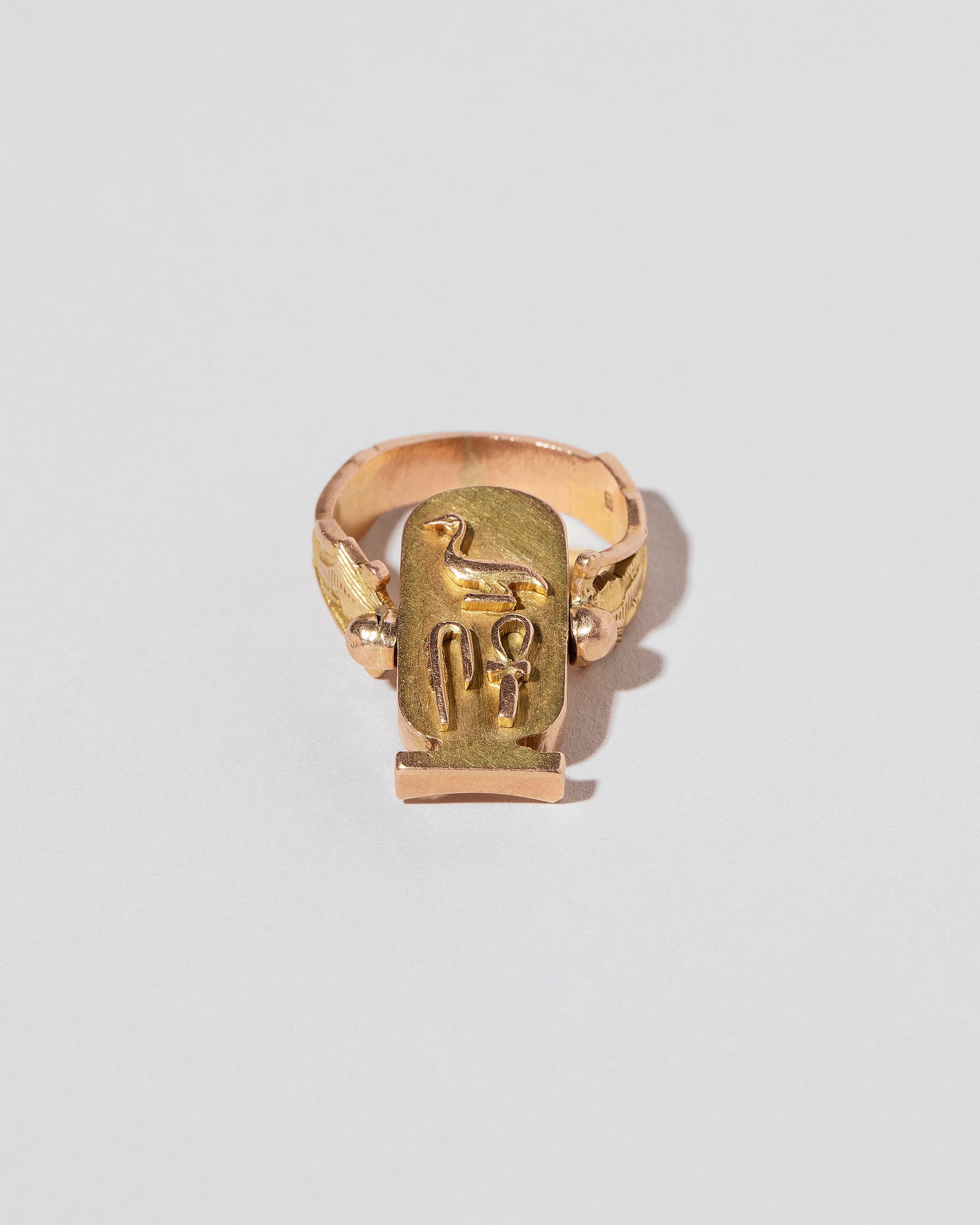  Egyptomania Flip Ring on light color background