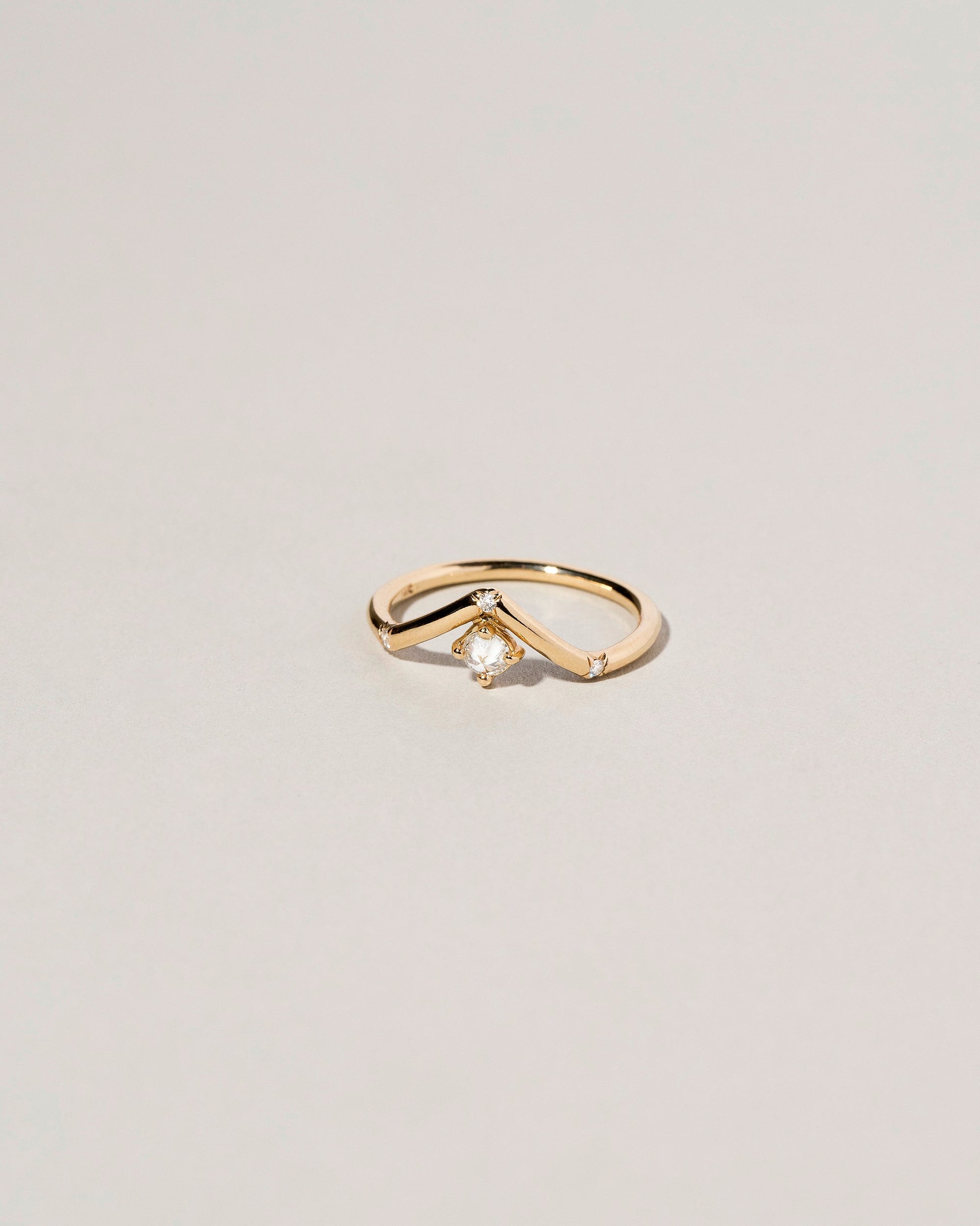  Mini Peak Ring on light color background.