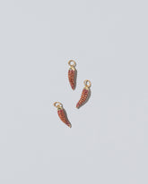  Chili Pepper Charm - Pavés on light color background.