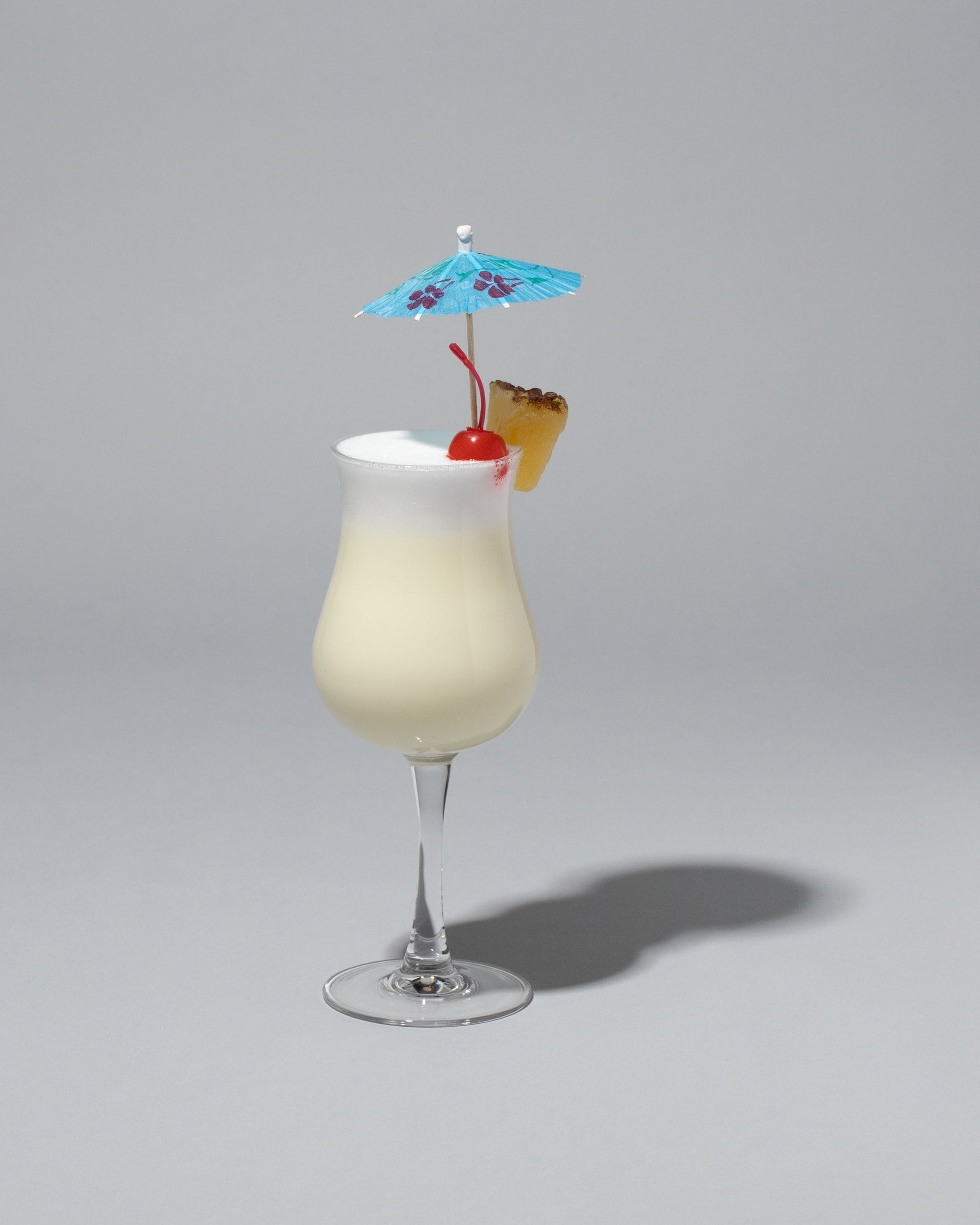  Spills Tiki Cocktail on light color background.